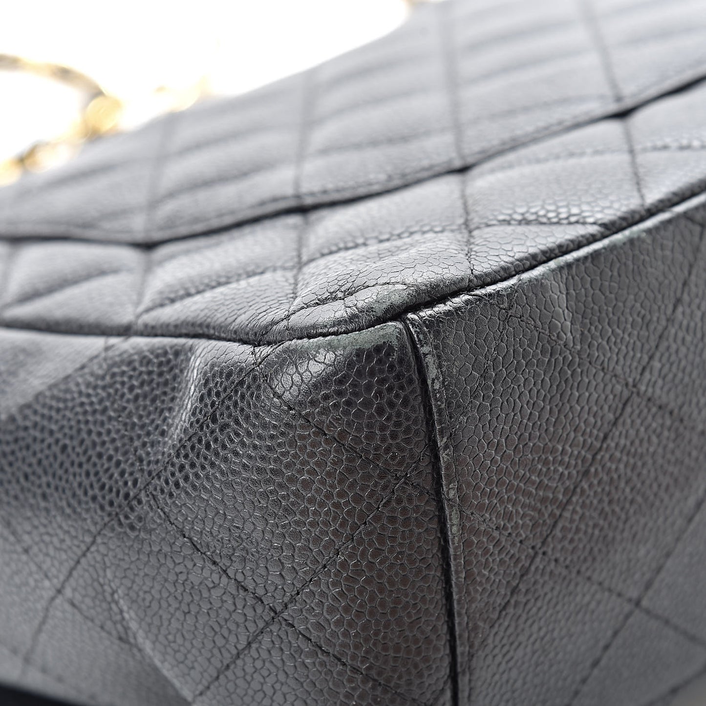 Caviar Quilted Maxi Double Flap Black