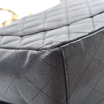Chanel Caviar Quilted Maxi Double Flap Black 12 of 23