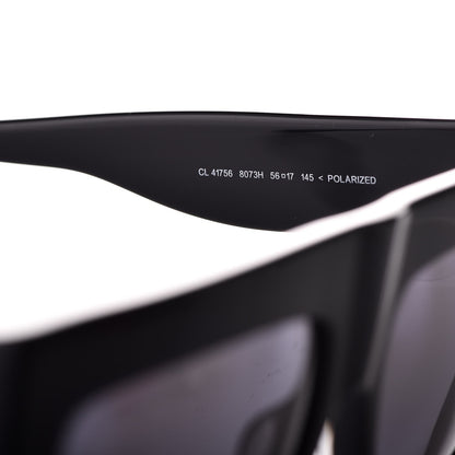Celine Polarized ZZ Top Sunglasses CL 41756/S Black 6 of 7