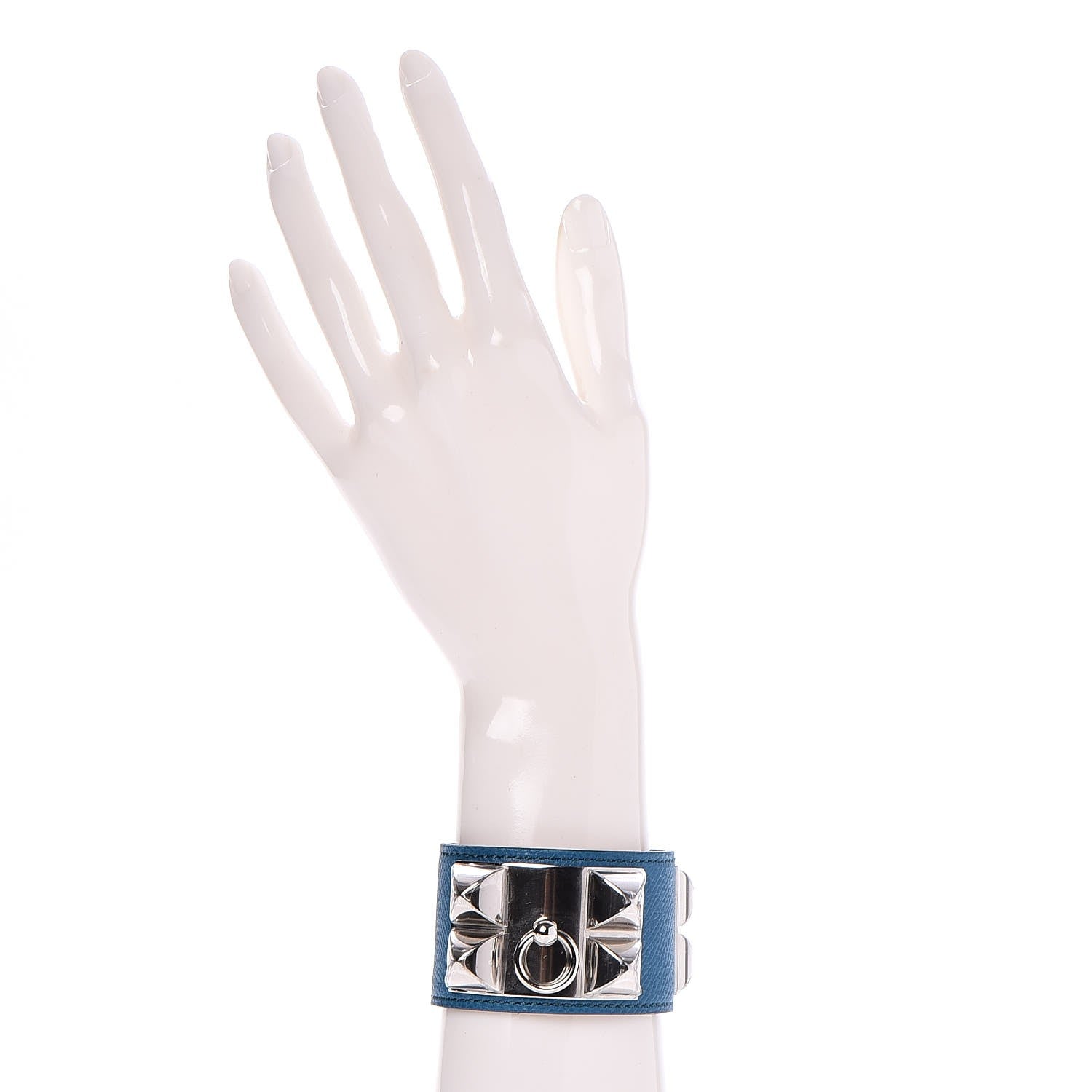 Hermes Epsom Collier de Chien CDC Bracelet S Bleu Izmir 2 of 6