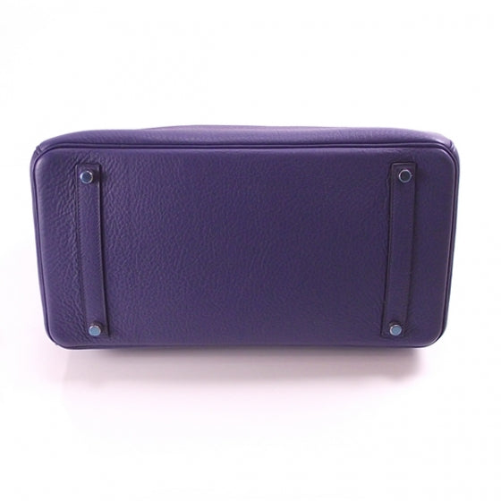 Taurillon Clemence BIRKIN 35 Cobalt