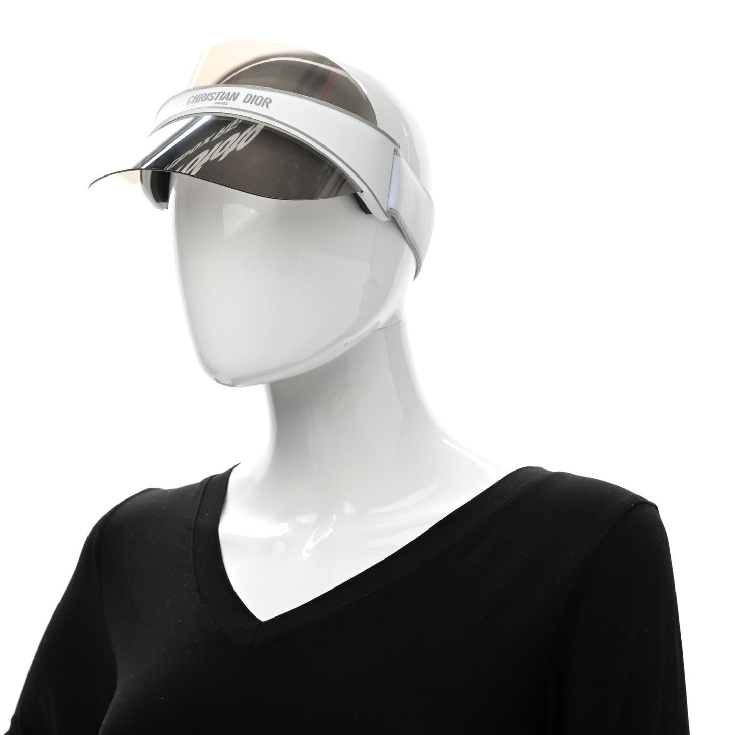 Mirrored DiorClub1 Sun Visor Grey