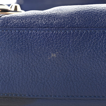 Balenciaga Chevre Gold Metallic Edge Hardware Mini City Bleu Roi 9 of 9