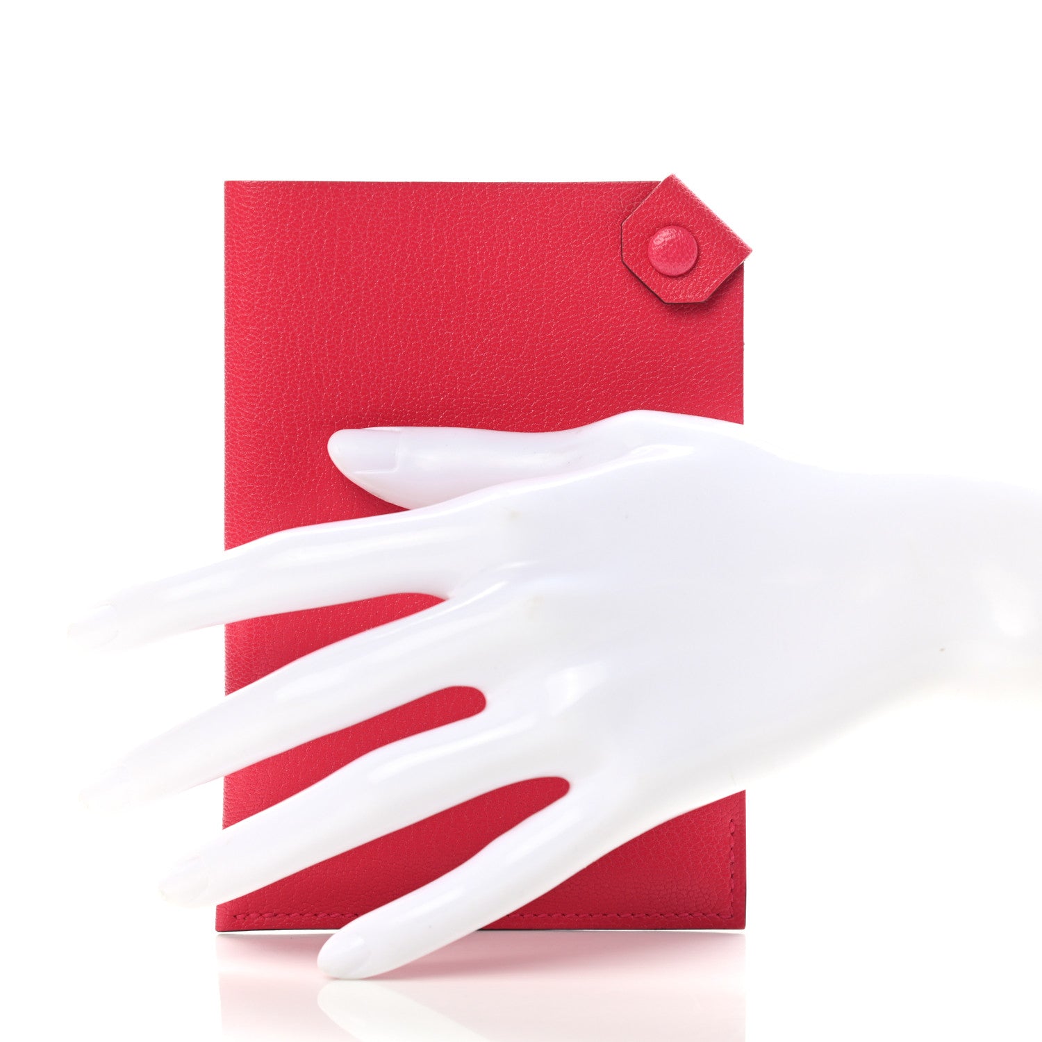 Hermes Chevre Chamkila Tarmac PM Passport Holder Rose Extreme 2 of 8