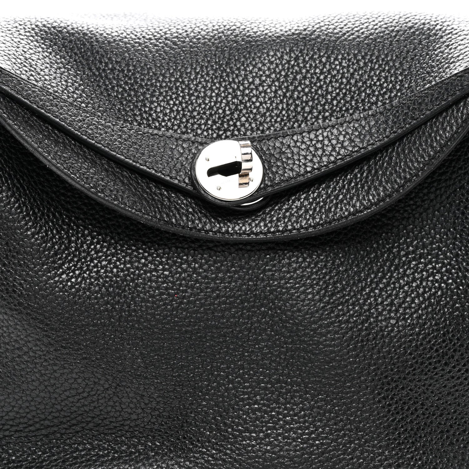 Hermes Taurillon Clemence Lindy 30 Black 8 of 10