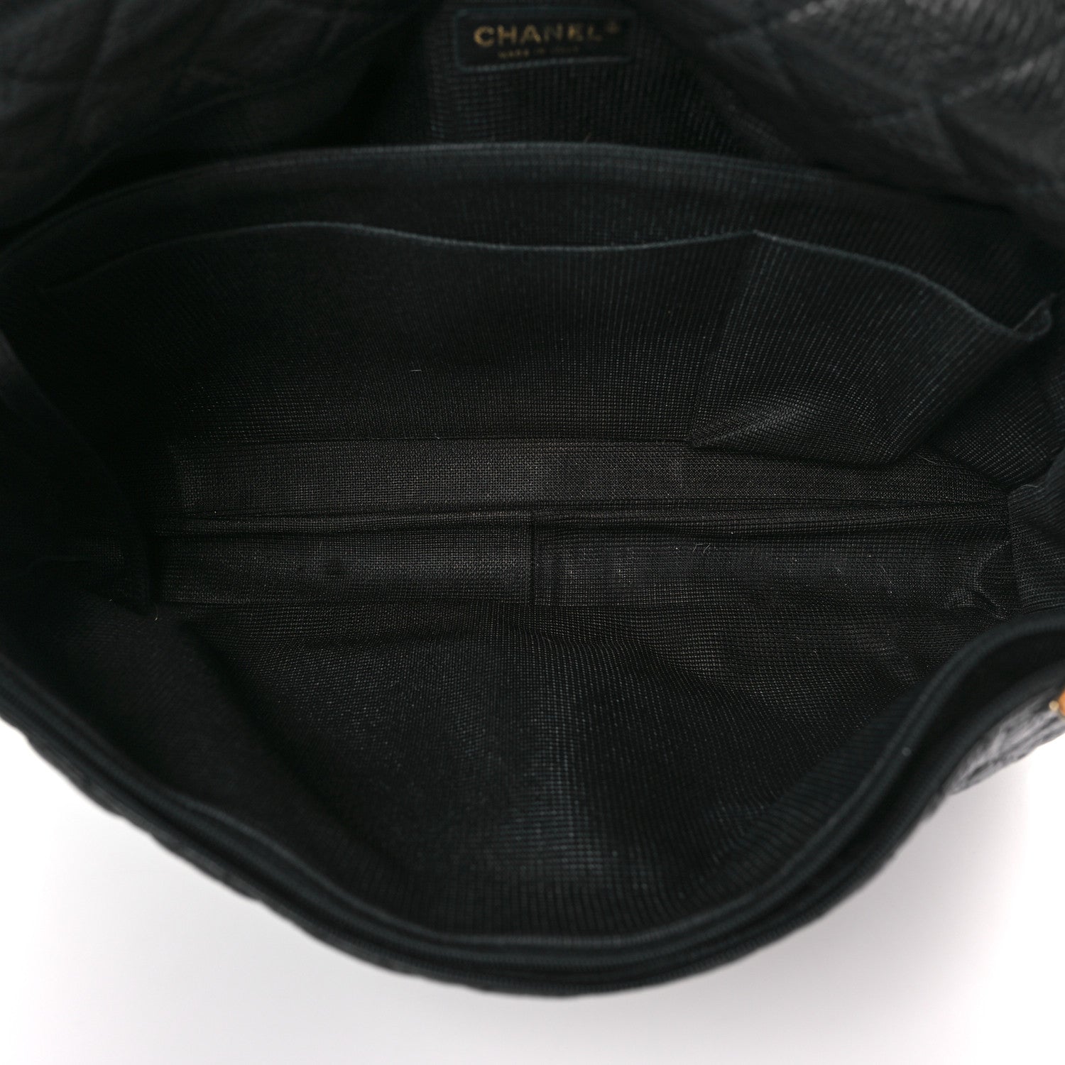 Chanel Calfskin Quilted XXL Travel Flap Bag Black 5 of 9
