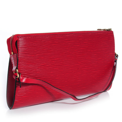 Louis Vuitton Epi Pochette Accessories 24 Rouge 3 of 8