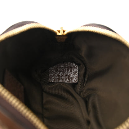 Gucci GG Supreme Monogram Web Ophidia Dome Key Pouch Beige New Acero 7 of 8