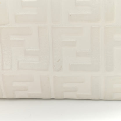 Fendi Nappa FF 1974 Embossed Baguette White 18 of 18