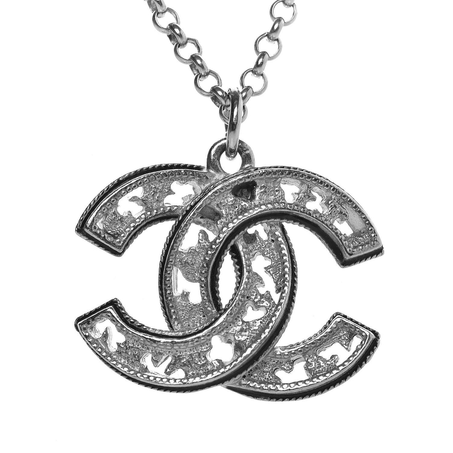 Ruthenium CC Necklace Silver
