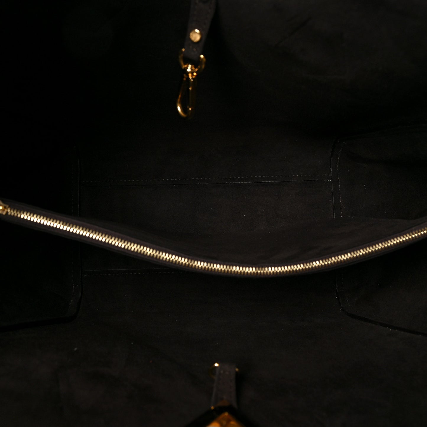 Calfskin Monogram Kimono Tote Black