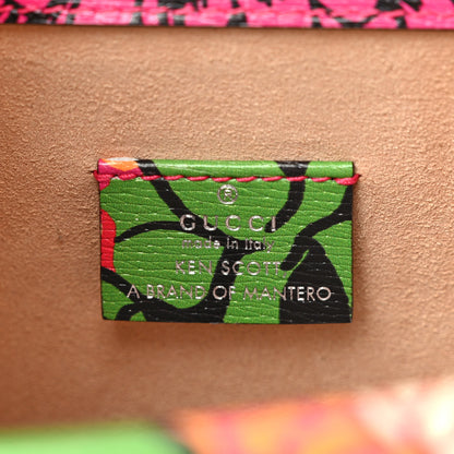 Gucci X KEN SCOTT Textured Calfskin Pomponica Print Dionysus Shoulder Bag Multicolor 6 of 11