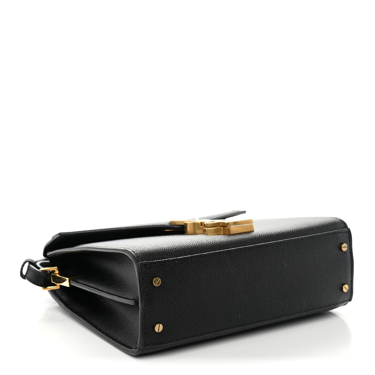 Grain de Poudre Mini Classic Monogram Cassandra Top Handle Black