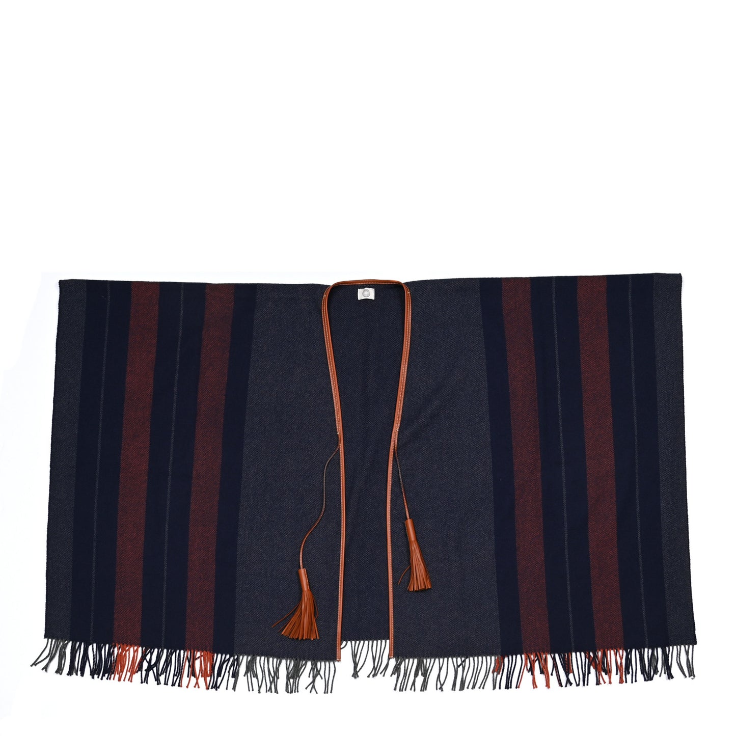Merino Wool Cashmere Rocabar Poncho Gris