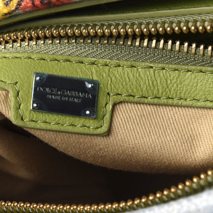 Dolce & Gabbana Canvas Printed Shoulder Bag Multicolor 8 of 9