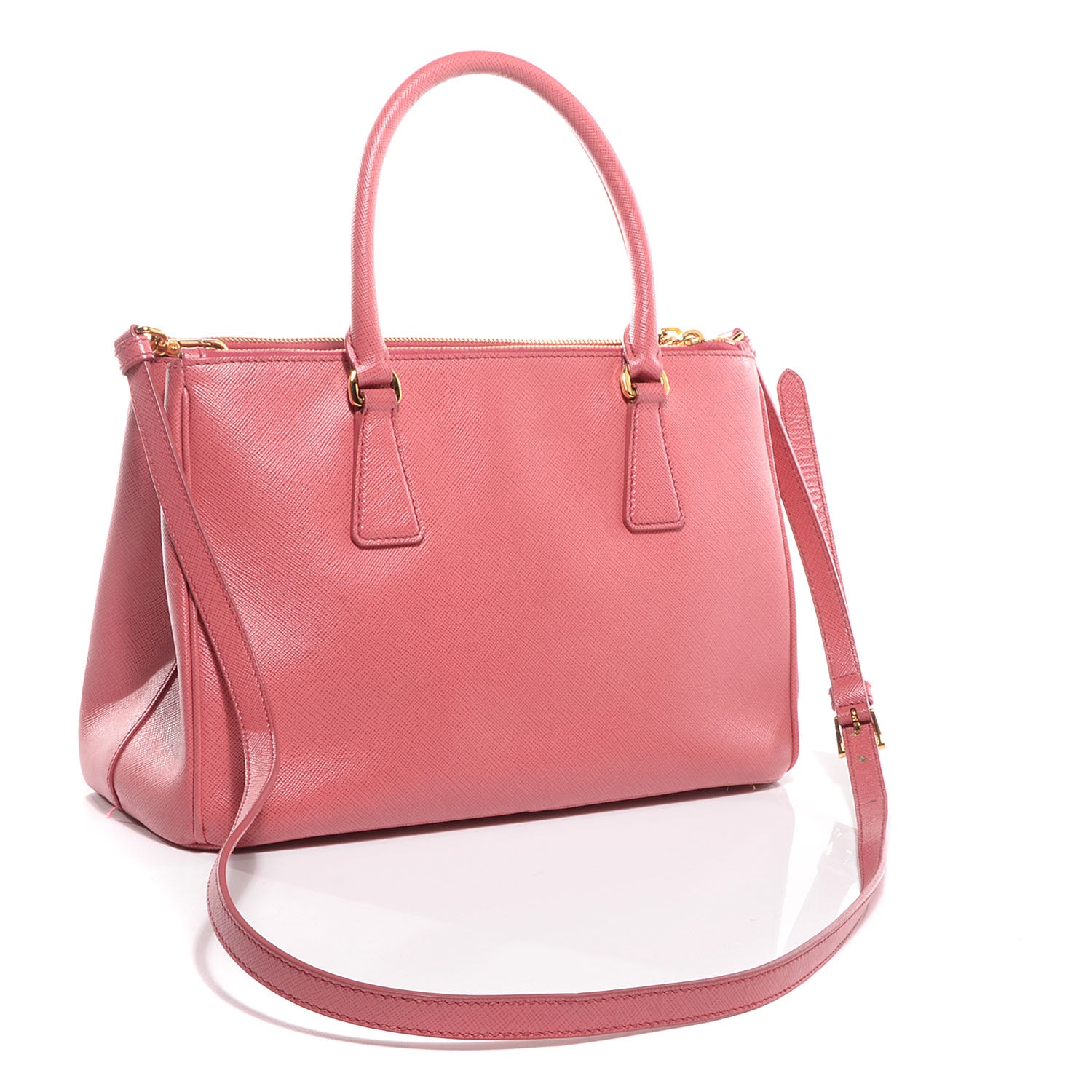 Prada Saffiano Lux Small Double Zip Tote Tamaris 4 of 9