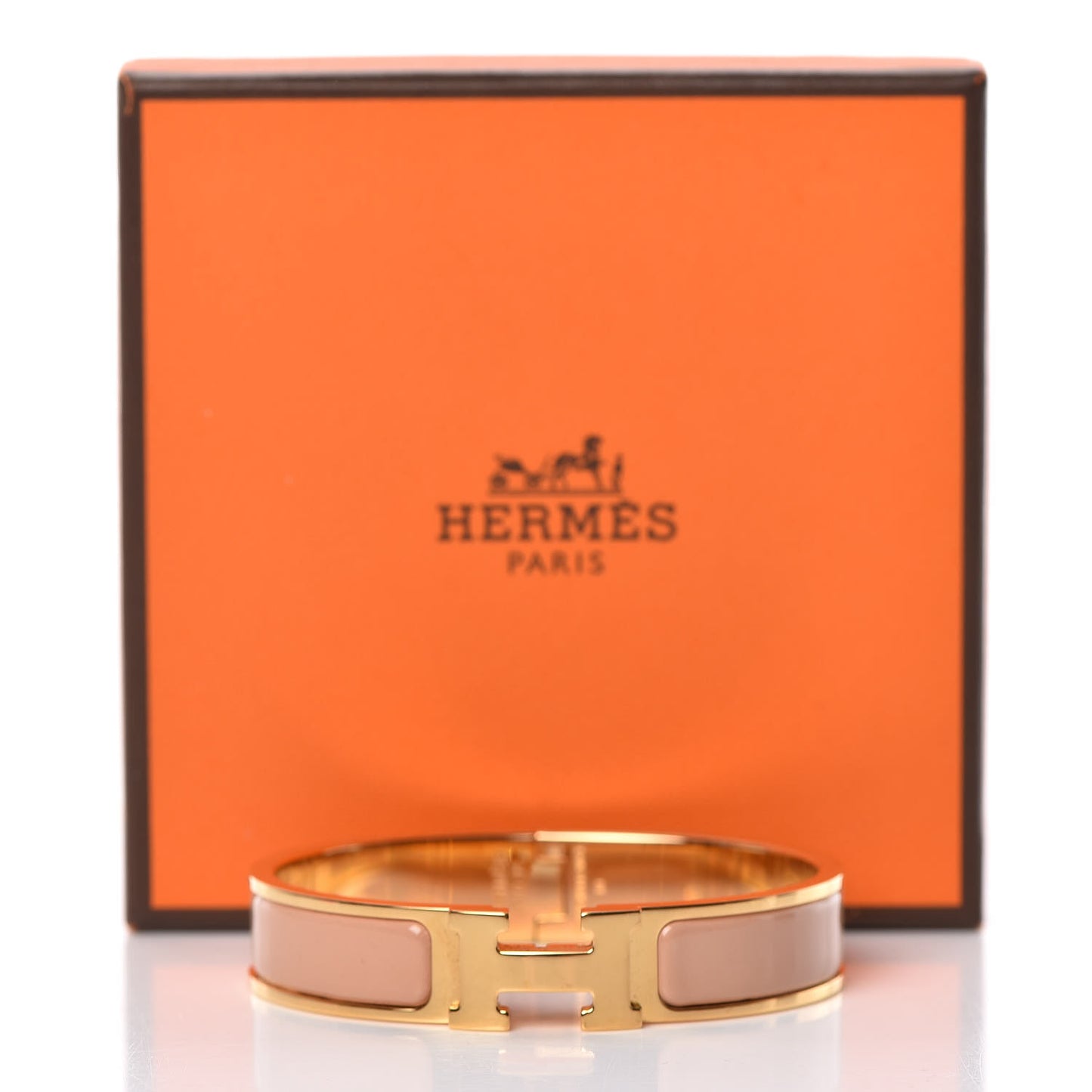 Enamel Narrow Clic Clac H Bracelet PM Makeup