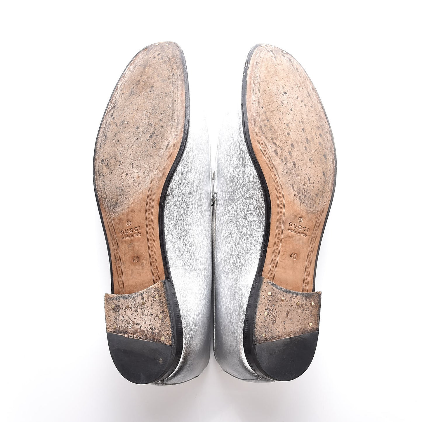 Metallic Nappa Womens Jordaan Loafers 40 Argento