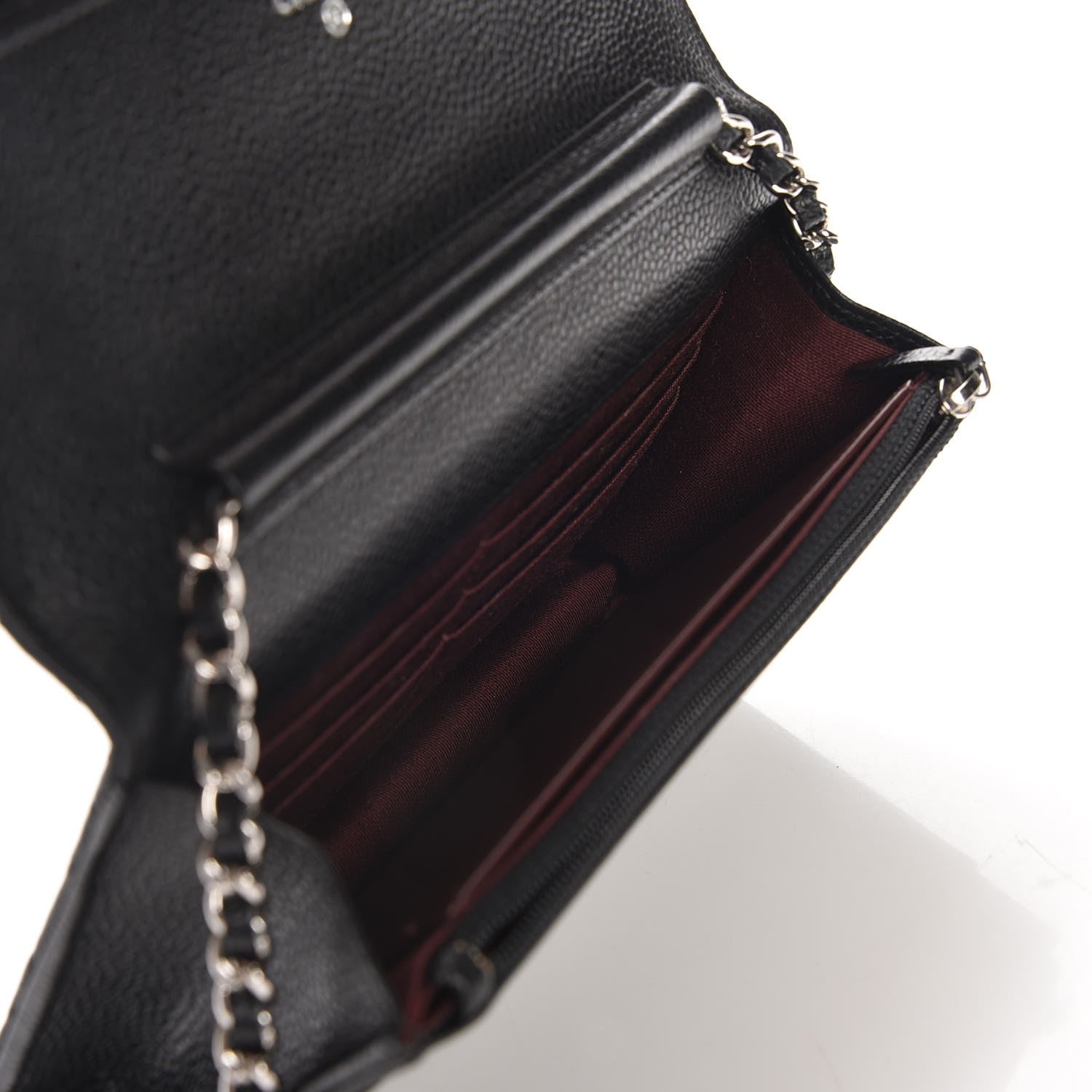 Chanel Caviar Quilted Wallet On Chain WOC Black 7 of 9
