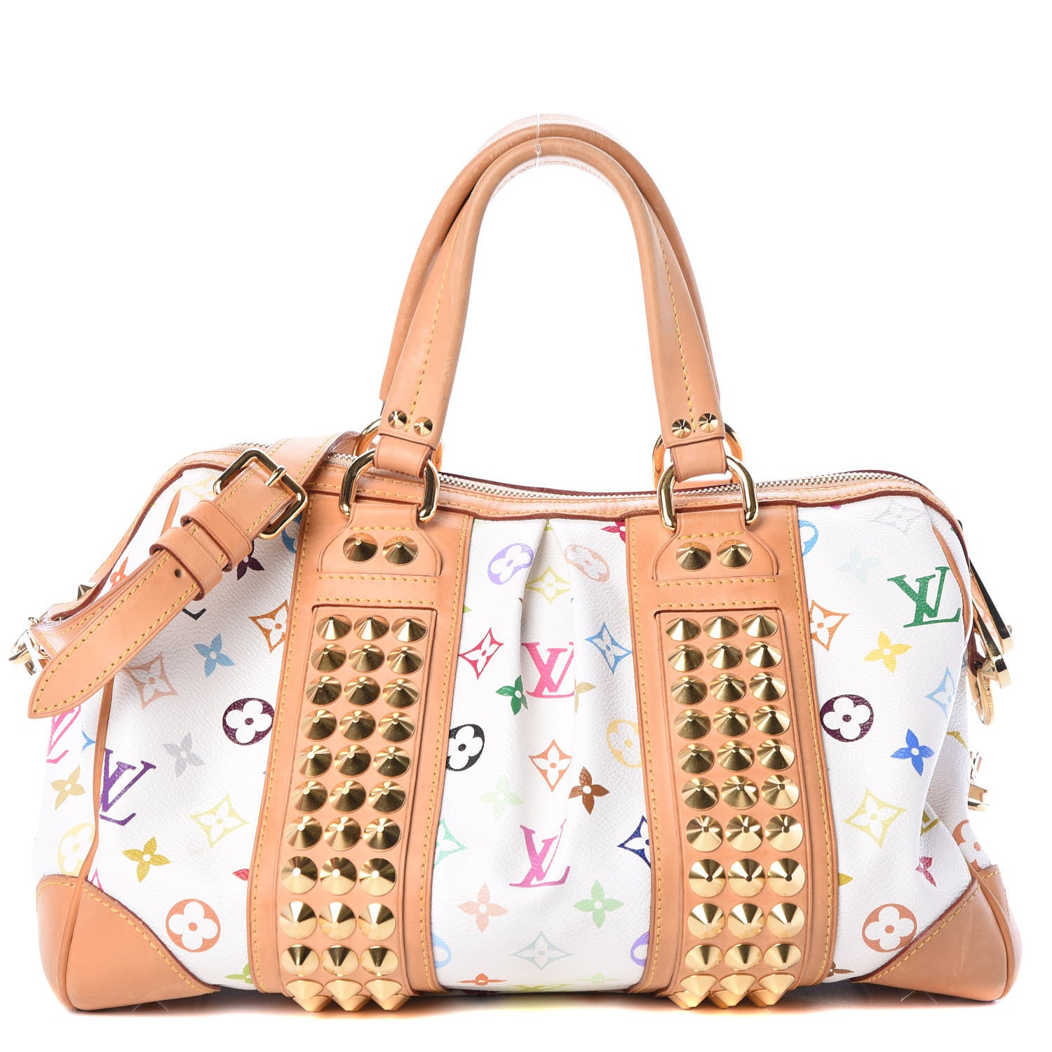 Louis Vuitton Monogram Multicolor Courtney MM White 1 of 13