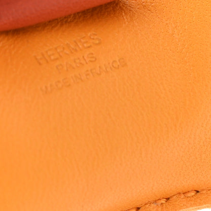 Hermes Milo Lambskin Grigri Rodeo Horse Bag Charm PM Jaune D'Or Bleu Agate Cornaline 3 of 4