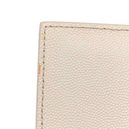 Saint Laurent Grain De Poudre Medium Classic Monogram Kate Satchel Icy White 11 of 11