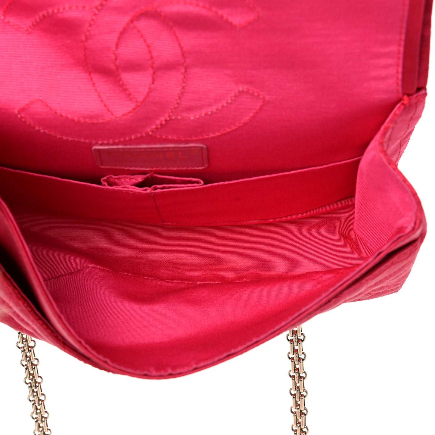 Satin Coco's Croc 2.55 Reissue 225 Flap Pink