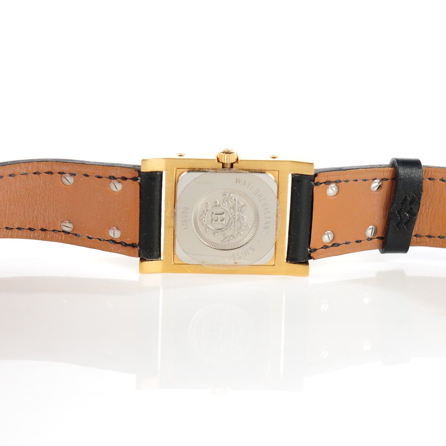 Hermes Stainless Steel Barenia 23mm Medor Quartz Watch Noir 7 of 10