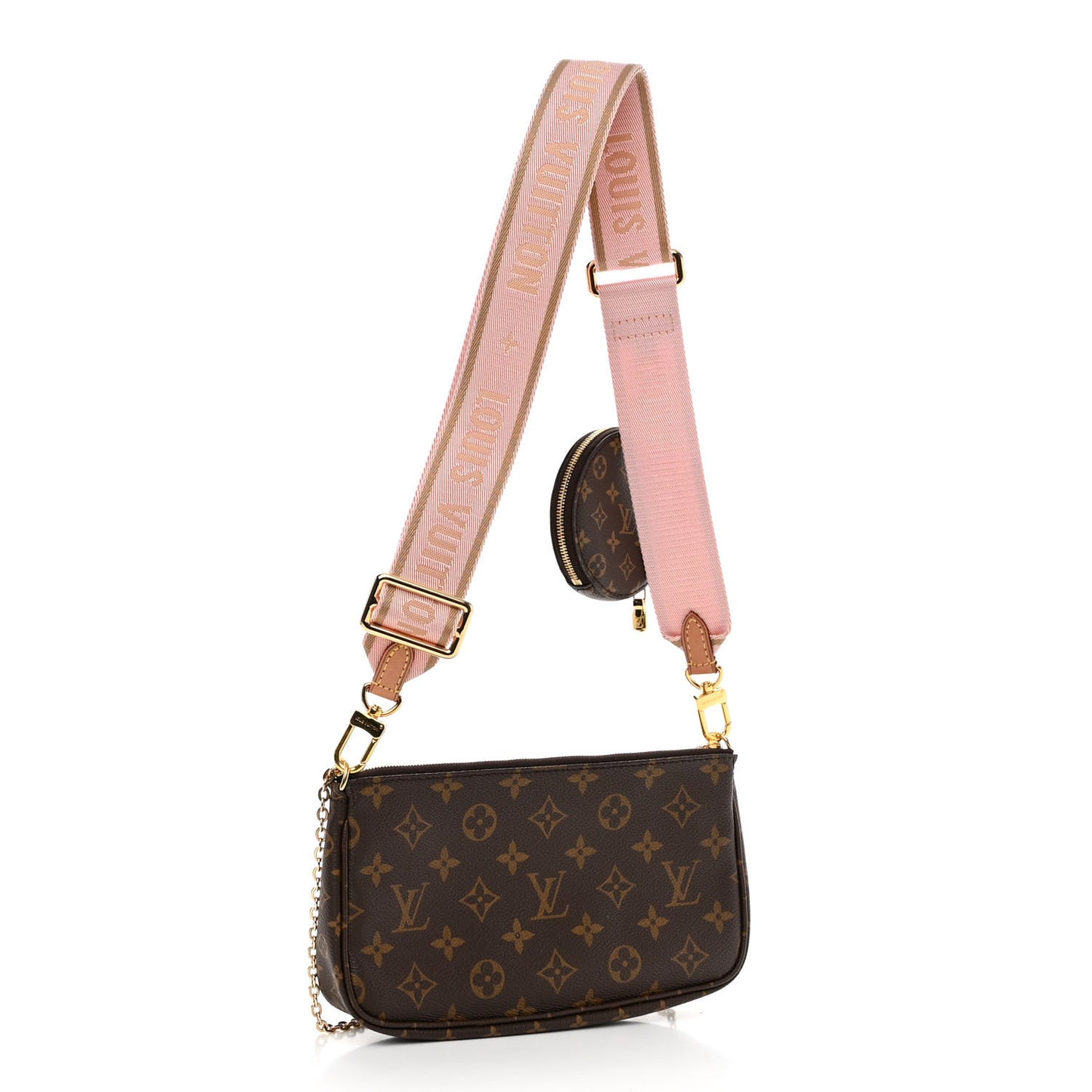 Monogram Multi Pochette Accessories Rose Clair