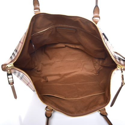 Burberry Haymarket Check Medium Salisbury Tote Mid Camel 5 of 10