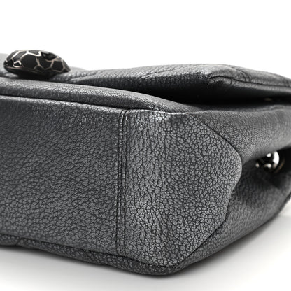 Bulgari Diamond Goatskin Matelasse Mini Serpenti Cabochon Crossbody Charcoal 9 of 9