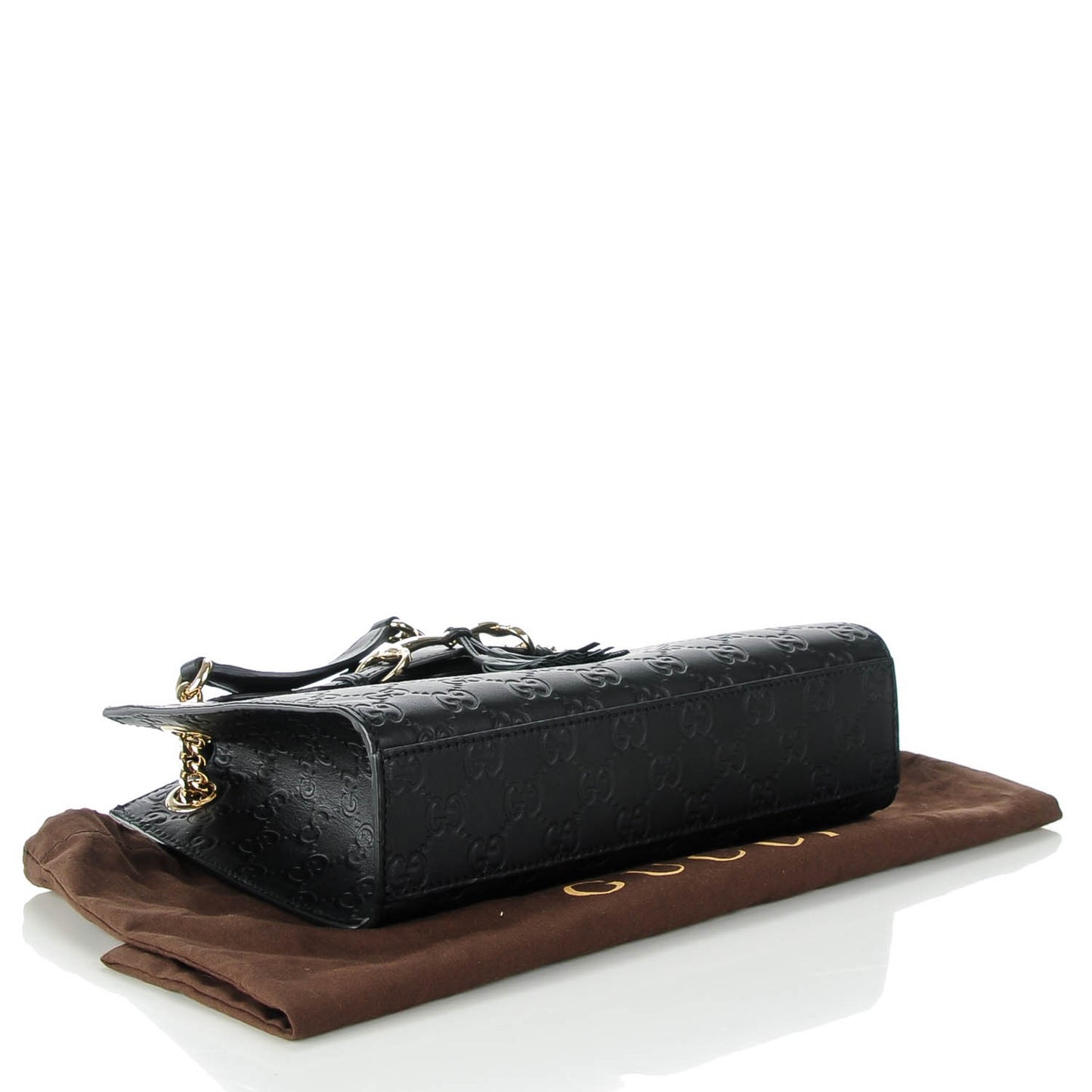 Guccissima Small Emily Shoulder Bag Black