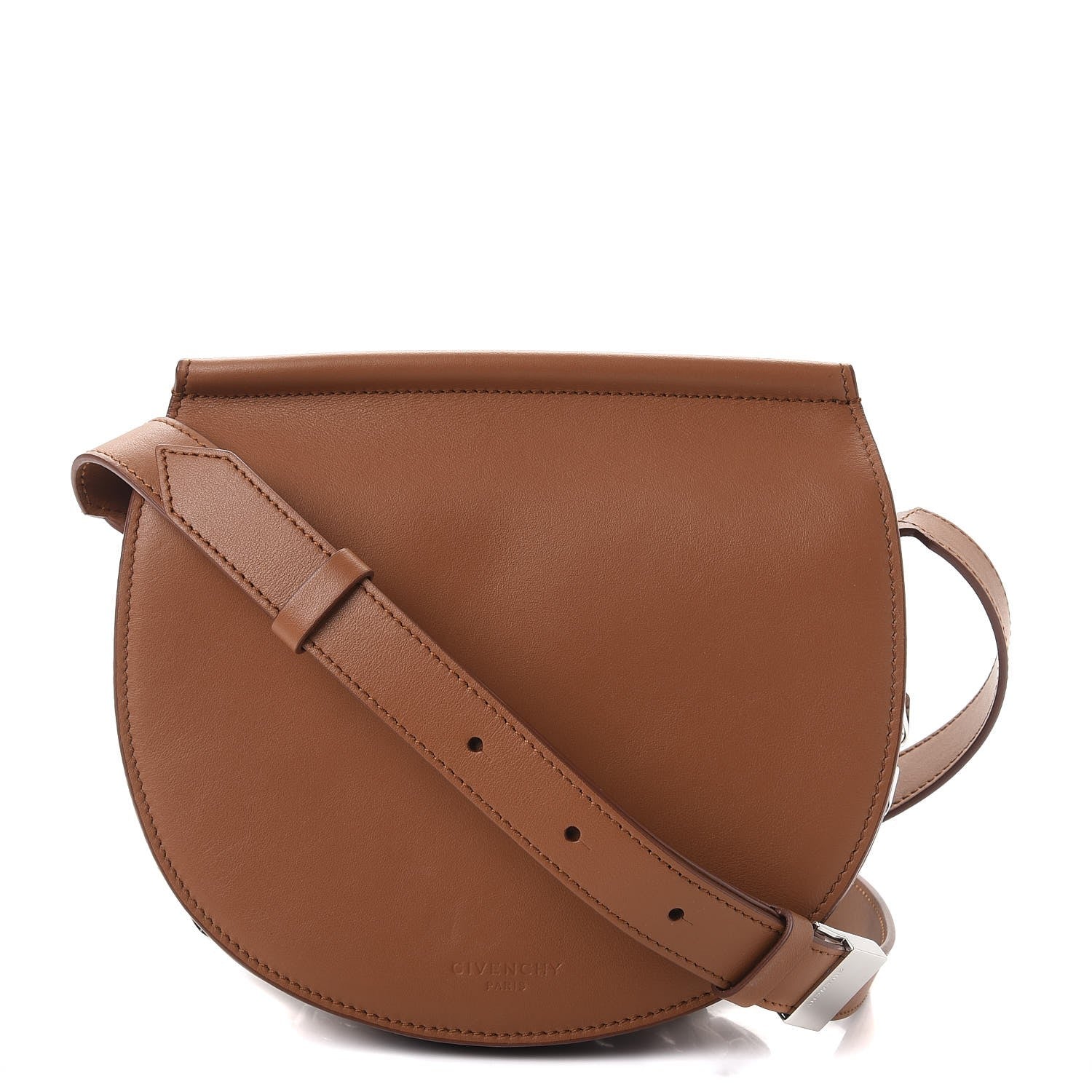 Givenchy Calfskin Mini Infinity Saddle Bag Cognac 1 of 7