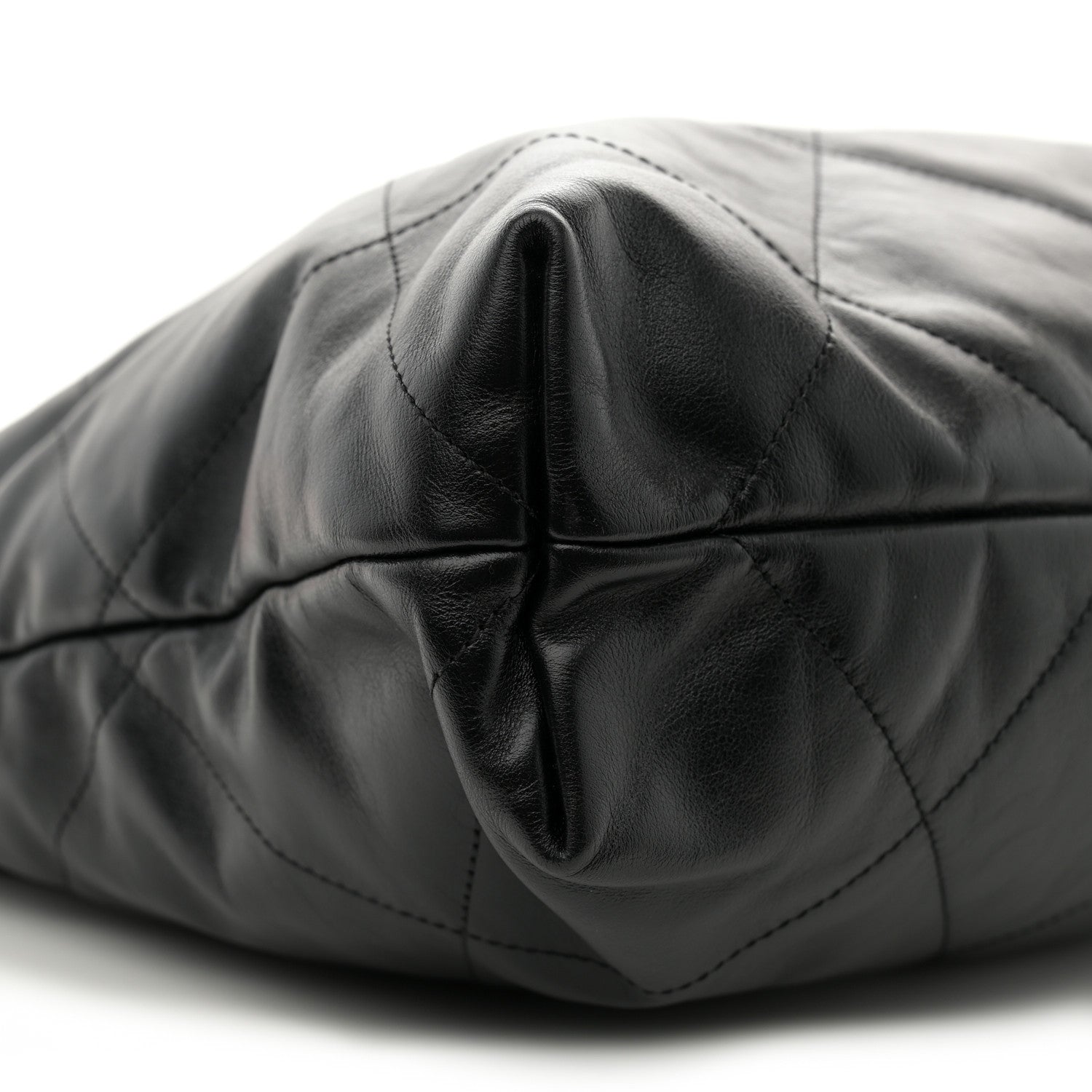 Chanel Shiny Calfskin Quilted Chanel 22 Black 11 of 13