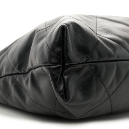 Chanel Shiny Calfskin Quilted Chanel 22 Black 11 of 13