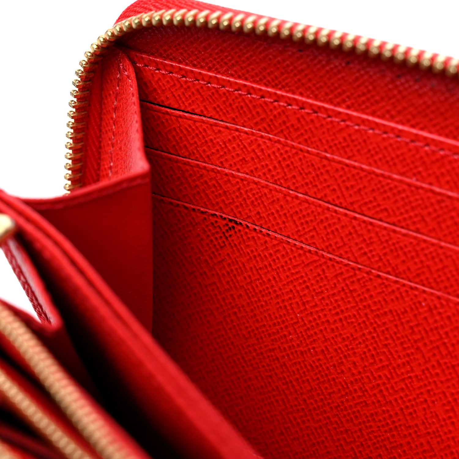 Louis Vuitton Monogram Pompon Zippy Wallet Coquelicot 11 of 13