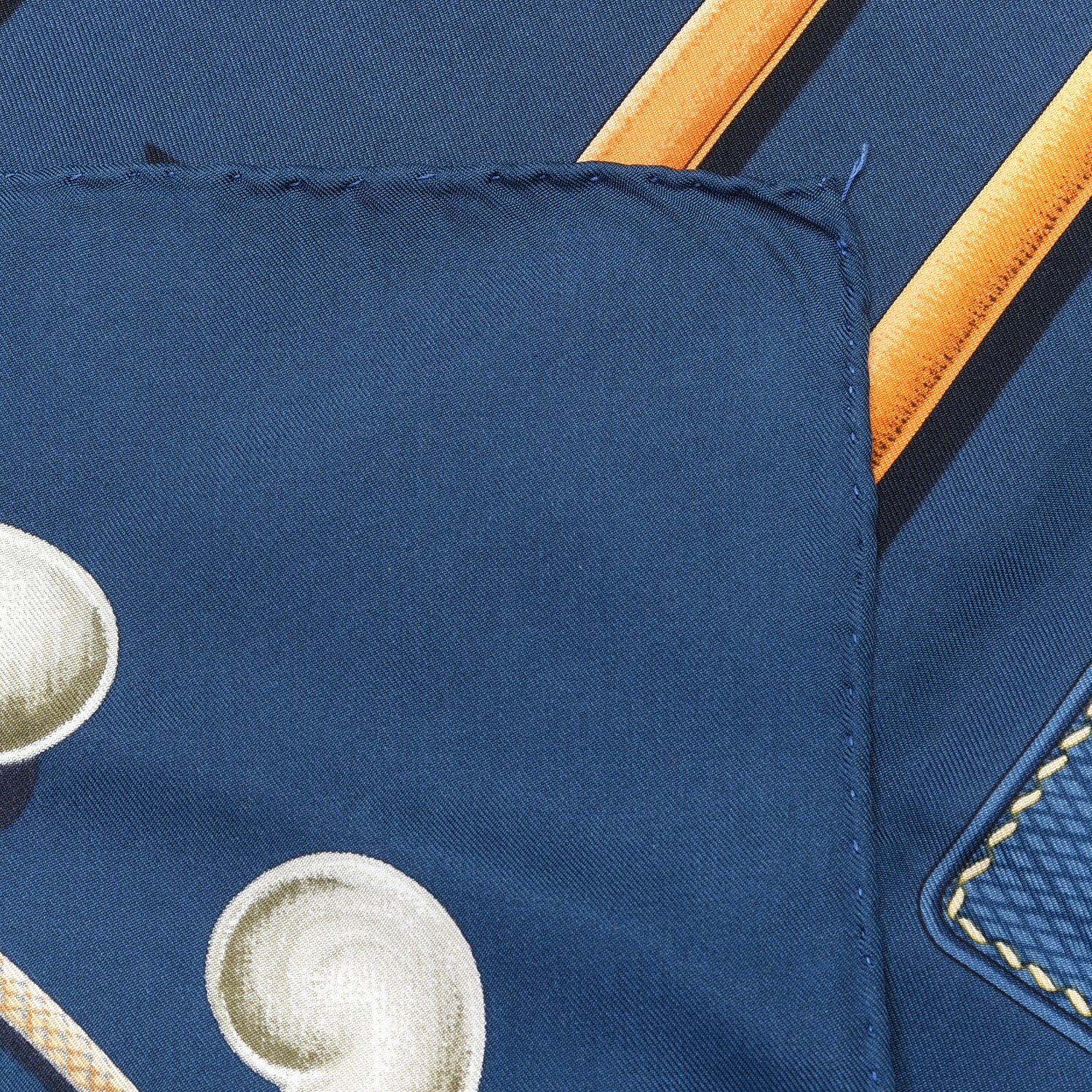 Hermes Silk Cannes Et Pommeaux Scarf 90 3 of 4