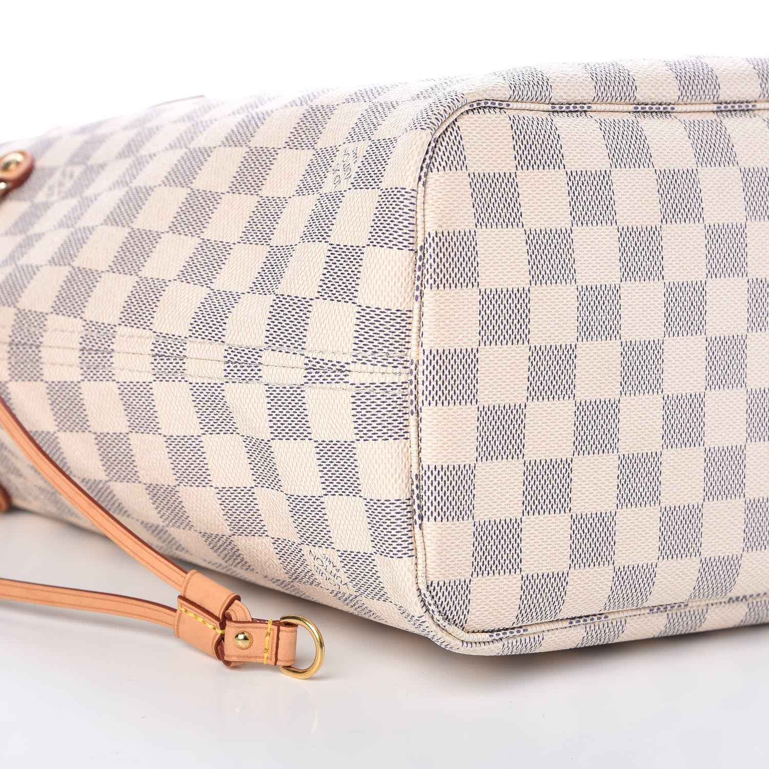 Louis Vuitton Damier Azur Neo Neverfull MM Rose Ballerine 11 of 12