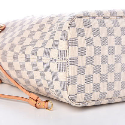 Louis Vuitton Damier Azur Neo Neverfull MM Rose Ballerine 11 of 12