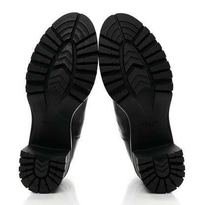 Prada Vitello Montana Lug Sole Chelsea 55mm Boots 36 Black 5 of 9