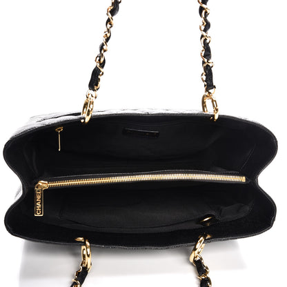Chanel Caviar Quilted Grand Shopping Tote GST Black 5 of 10