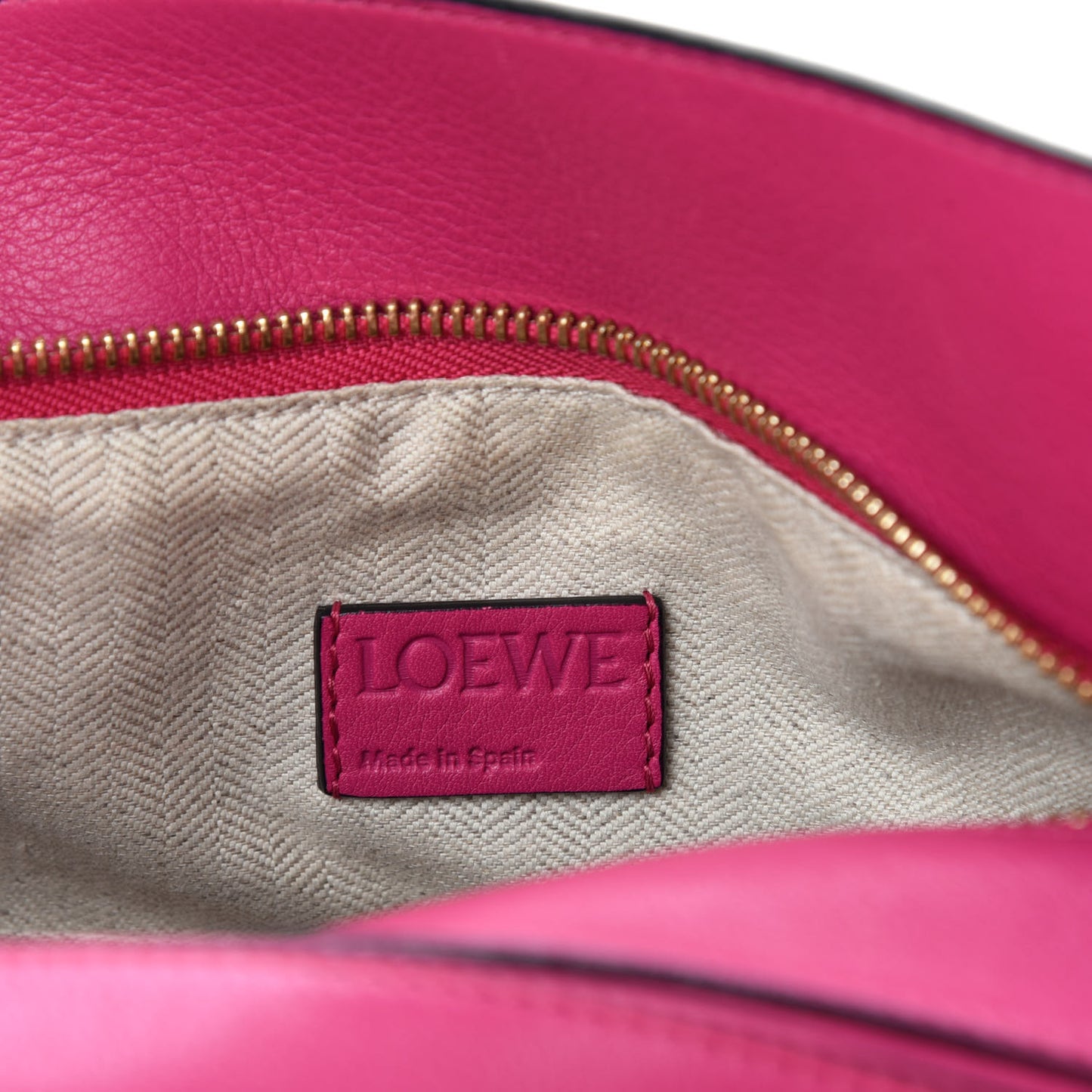 Classic Calfskin Small Puzzle Bag Fuchsia