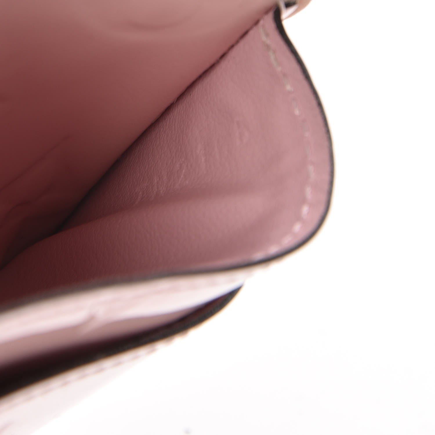 Louis Vuitton Vernis Sarah Wallet NM Rose Ballerine 6 of 7