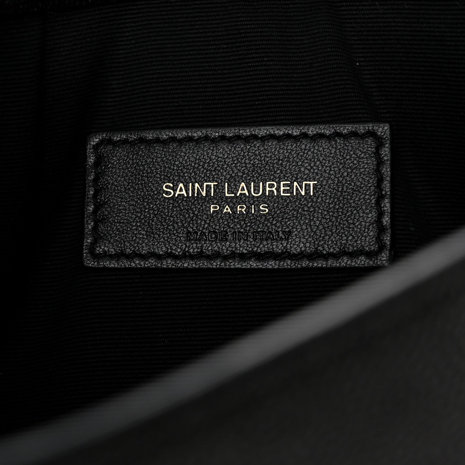 Saint Laurent Grain De Poudre Uptown Pouch Black 6 of 8