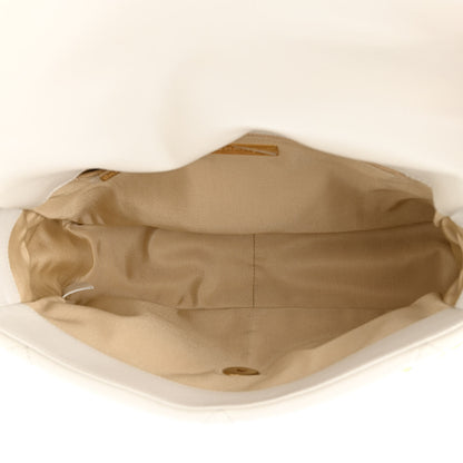 Chanel Goatskin Quilted Large Chanel 19 Flap White 5 of 11
