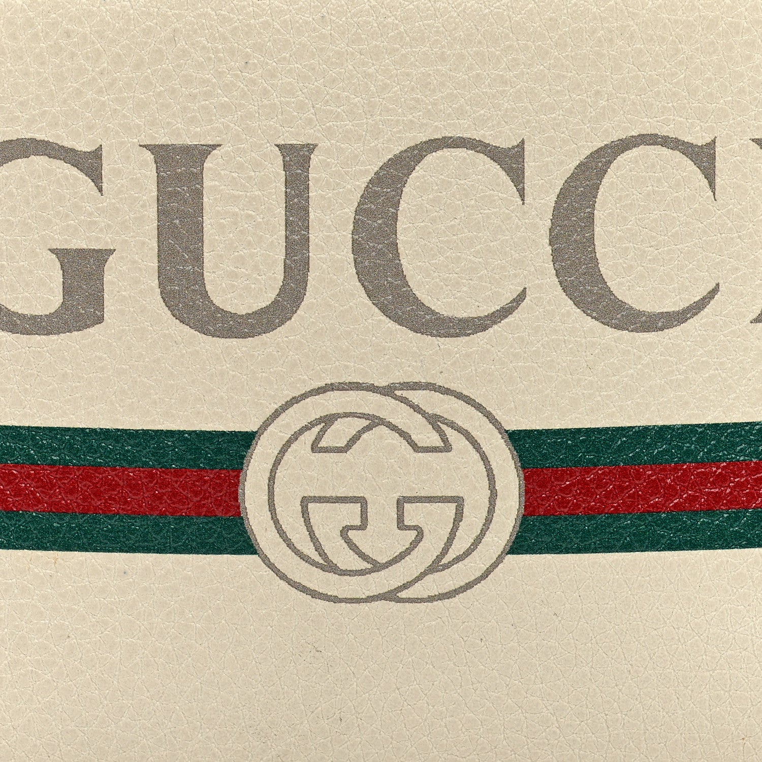 Gucci Grained Calfskin Small Logo Belt Bag White 7 of 11
