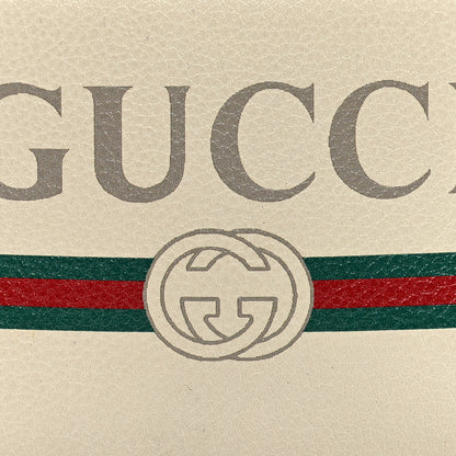 Gucci Grained Calfskin Small Logo Belt Bag White 7 of 11