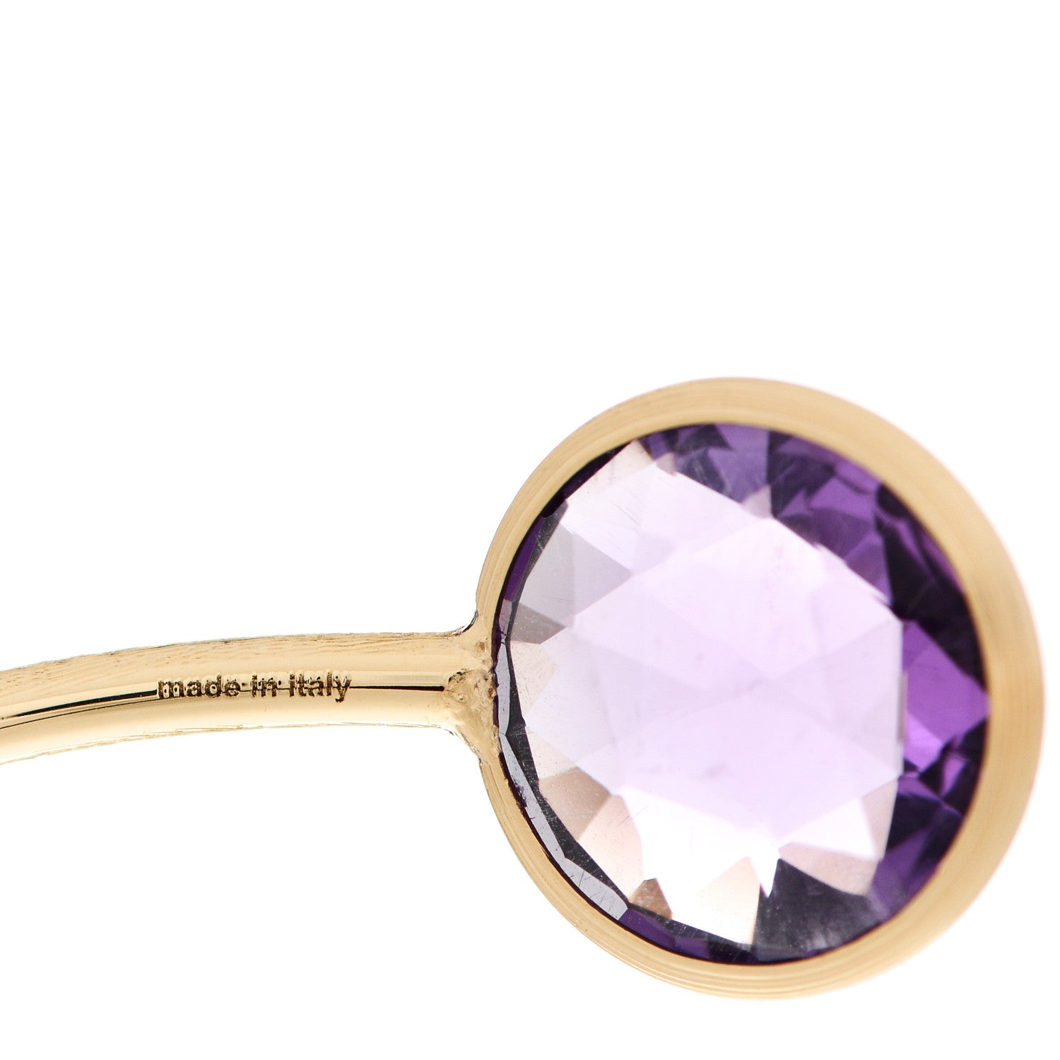Marco Bicego 18K Yellow Gold Amethyst Citrine Jaipur Bangle Bracelet 4 of 5