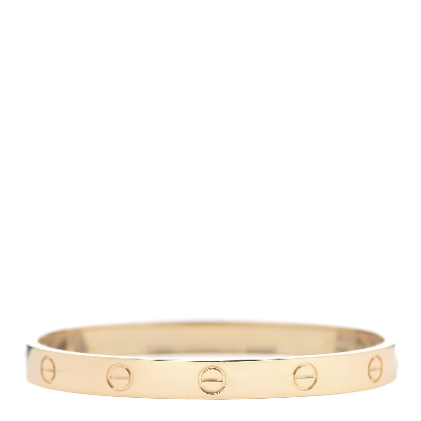 18K Yellow Gold LOVE Bracelet 17