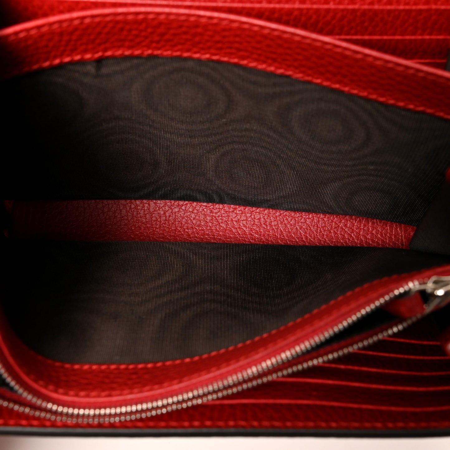 Calfskin Mini Dionysus Chain Wallet Hibiscus Red